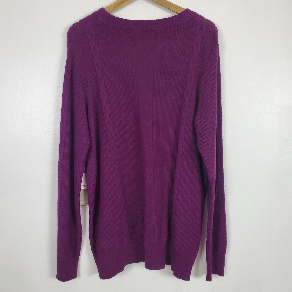 Evolution by Cyrus for Stitchfix NWT cable knit sweater - Picture 2 of 6